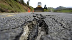 crack-on-the-road-from-earthquake