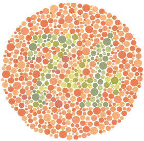 optical illusions for kids color blind test