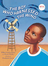 Front cover of The Boy Who Harnessed the Wind by William Kamkwamba